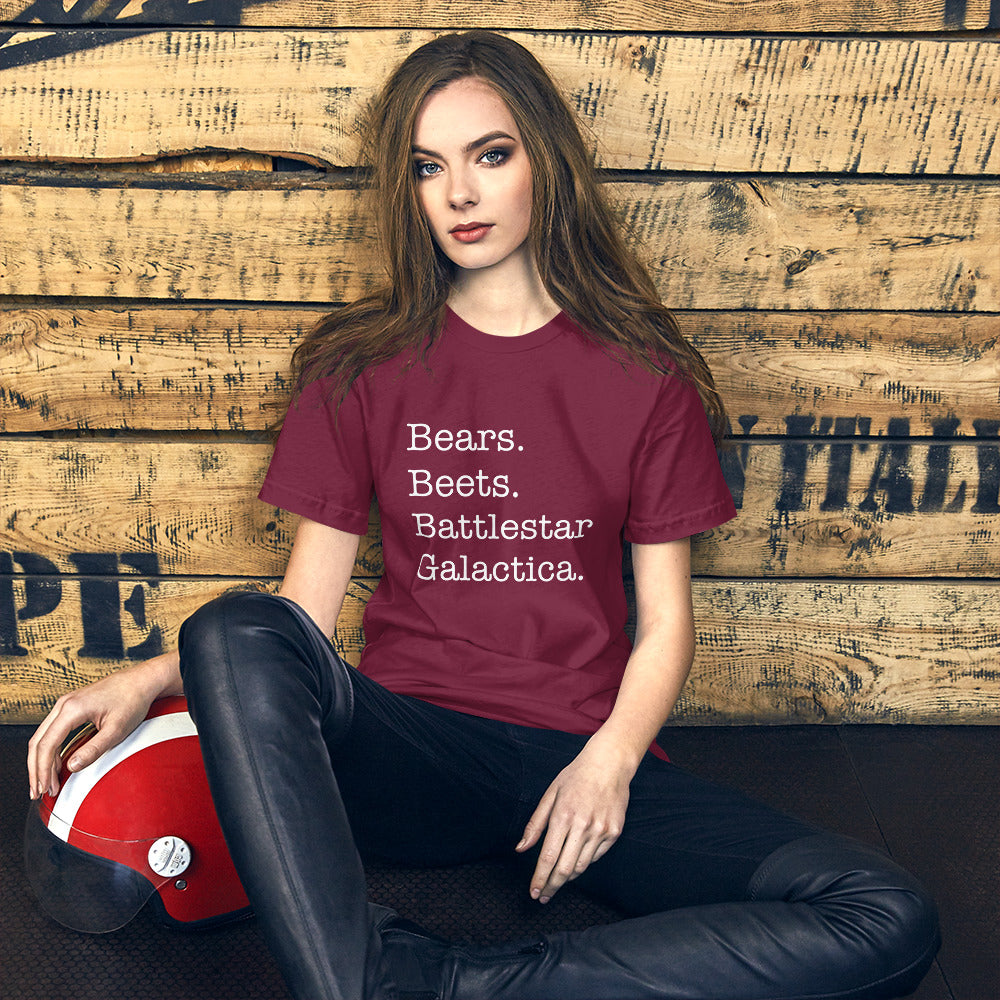 Bears, Beets Womens T-shirt