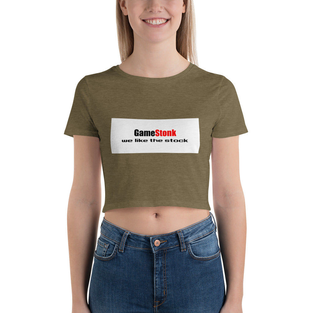 Gamestonk Women’s Crop Tee